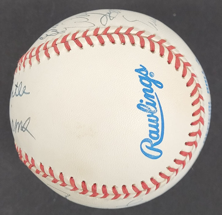 500 Home Run Signed Baseball Willie Mays Hank Aaron Ernie Banks JSA COA
