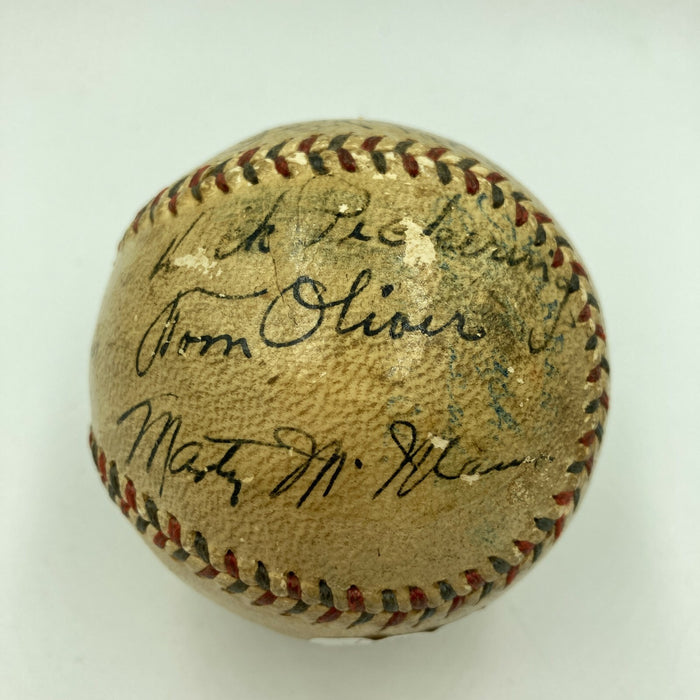 Rare 1932 Boston Red Sox Team Signed American League Baseball With JSA COA