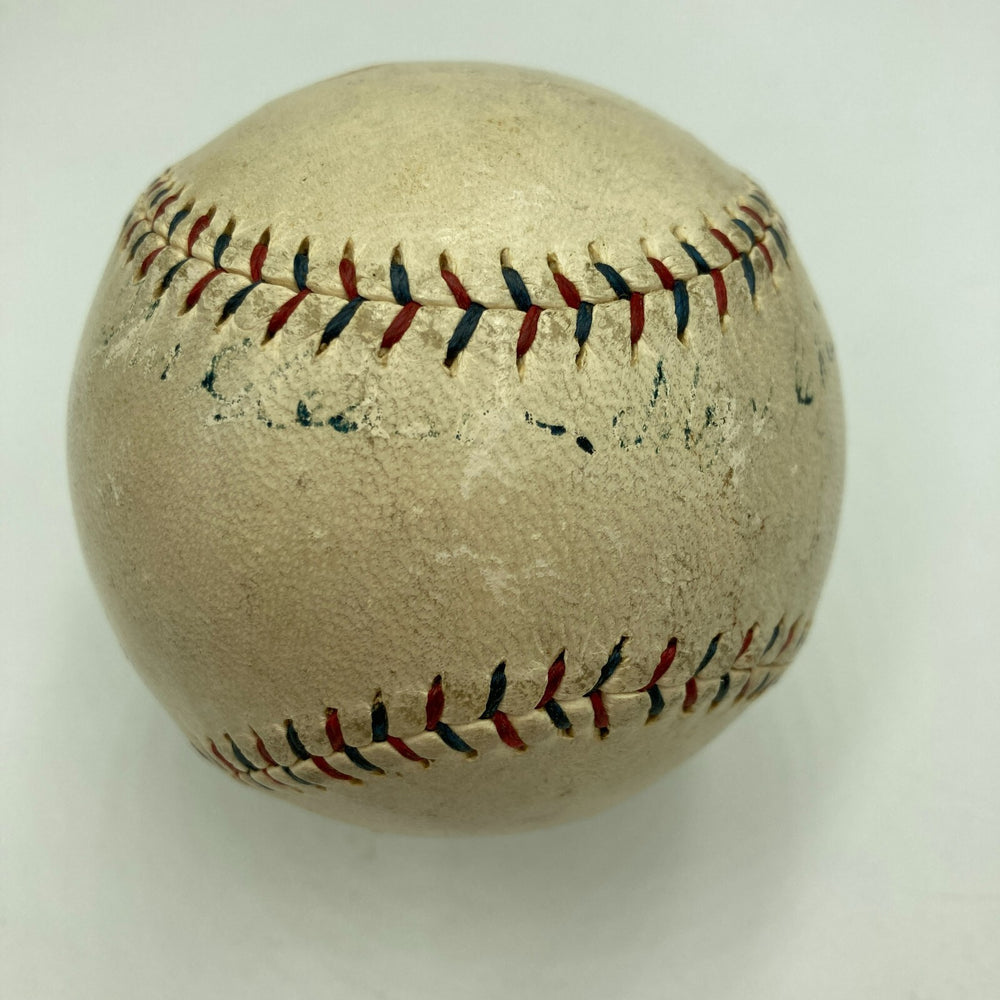 Kid Gleason Single Signed 1919 American League Baseball Black Sox JSA COA