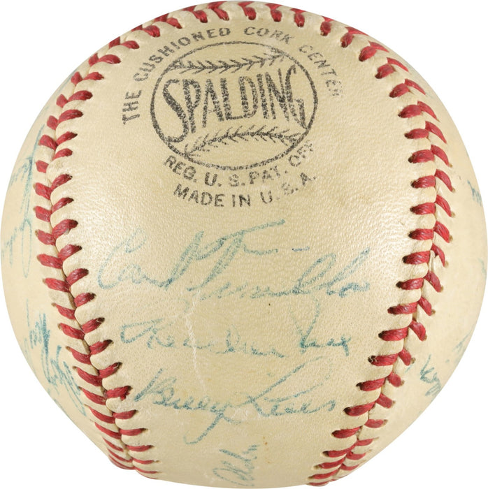Jackie Robinson 1954 Brooklyn Dodgers Team Signed Baseball PSA DNA