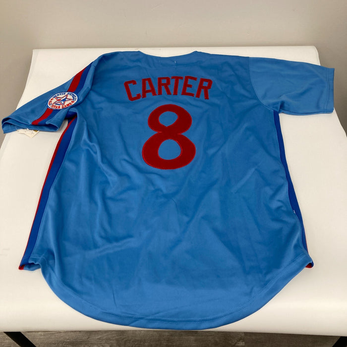 Gary Carter Signed Mitchell & Ness Montreal Expos Jersey JSA COA