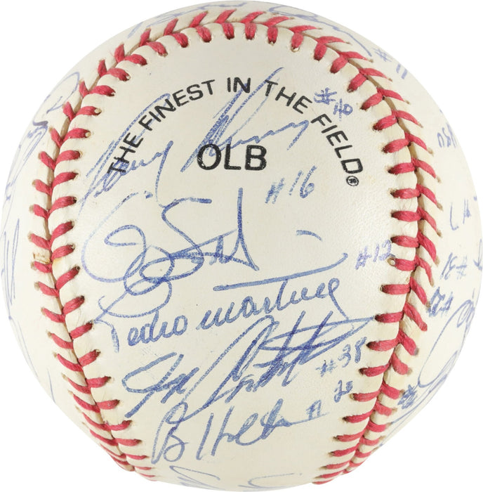 1991 Pedro Martinez Pre Rookie Albuquerque Dukes Team-Signed Baseball PSA