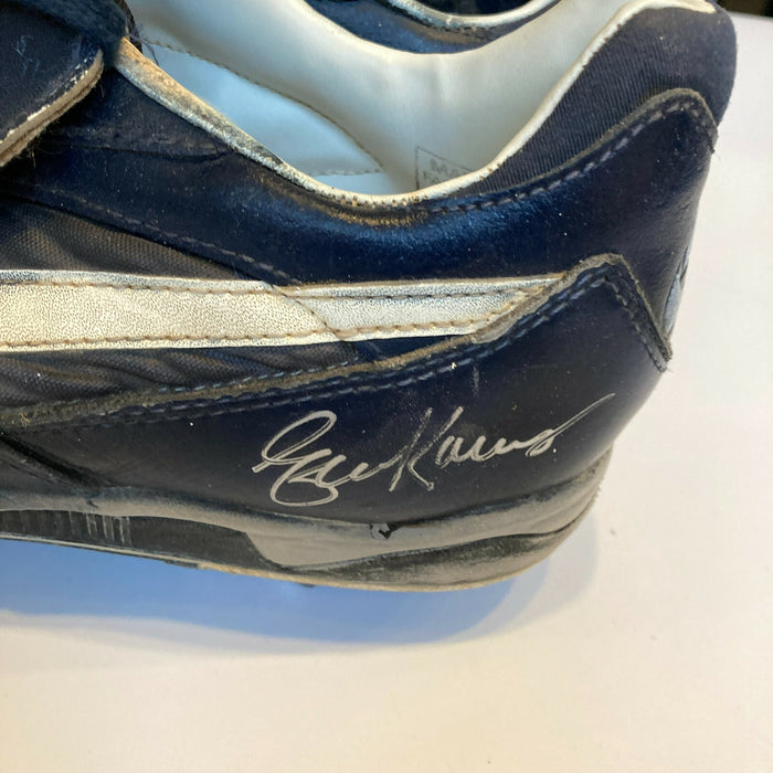 Eric Karros Signed Rookie Game Used Baseball Cleats Los Angeles Dodgers JSA COA