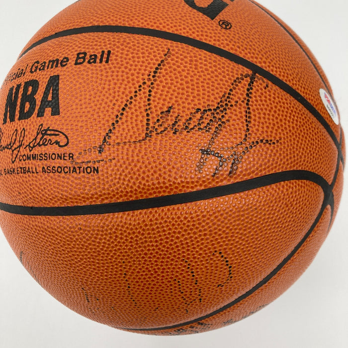 1992 Dream Team Olympics Team USA Signed Basketball Michael Jordan 13 Sigs PSA