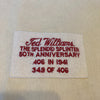 Ted Williams Signed 1941 Boston Red Sox Game Model Jersey With JSA COA