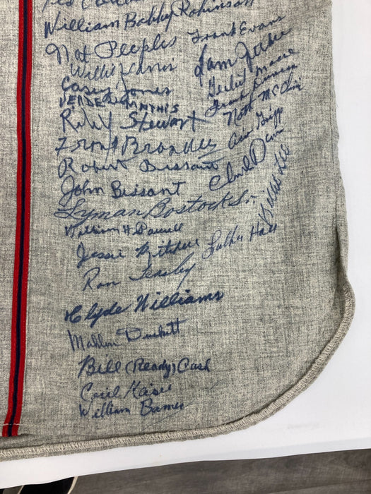 Cleveland Buckeye Negro League Legends Signed Jersey With 71 Autographs JSA COA