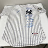 New York Yankees World Series Grand Slams Signed Jersey 5 Sigs Yogi Berra JSA