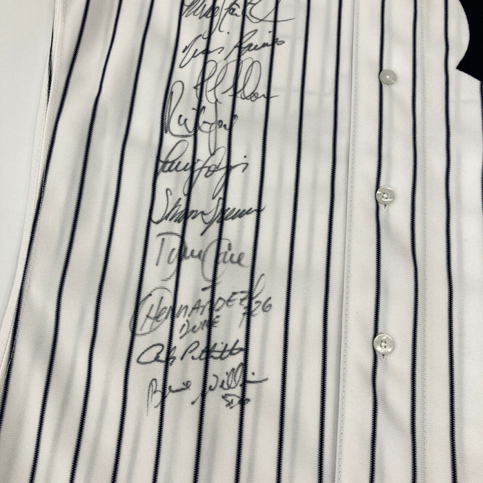 1998 New York Yankees Team Signed World Series Jersey Derek Jeter JSA COA