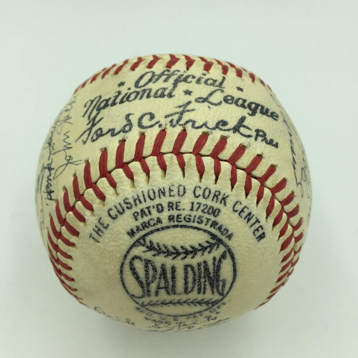 The Finest 1945 Cincinnati Reds Team Signed National League Baseball JSA COA