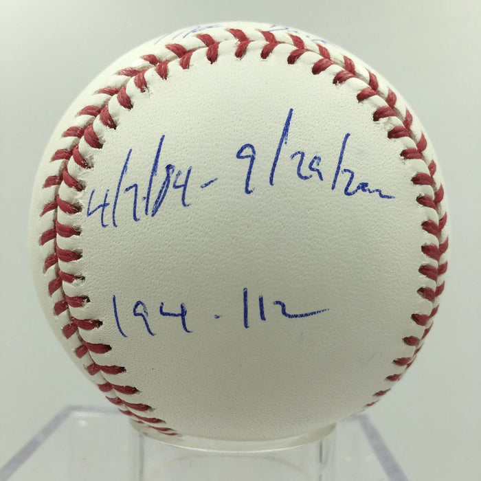 Dwight Doc Gooden Signed Heavily Inscribed MLB Baseball PSA DNA COA