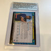 2002 Bowman Draft Curtis Granderson Signed Baseball Card CAS Certified Auto