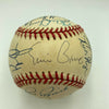 1969 Chicago Cubs Team Signed Baseball Ernie Banks Billy Williams Santo JSA COA