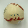 John David Crow Signed Vintage AL Baseball Heisman Trophy Winner JSA COA