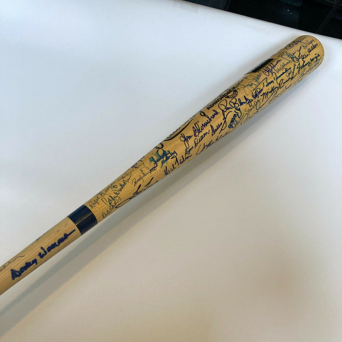 Incredible New York Yankees Legends Signed Baseball Bat With 50+ Signatures JSA