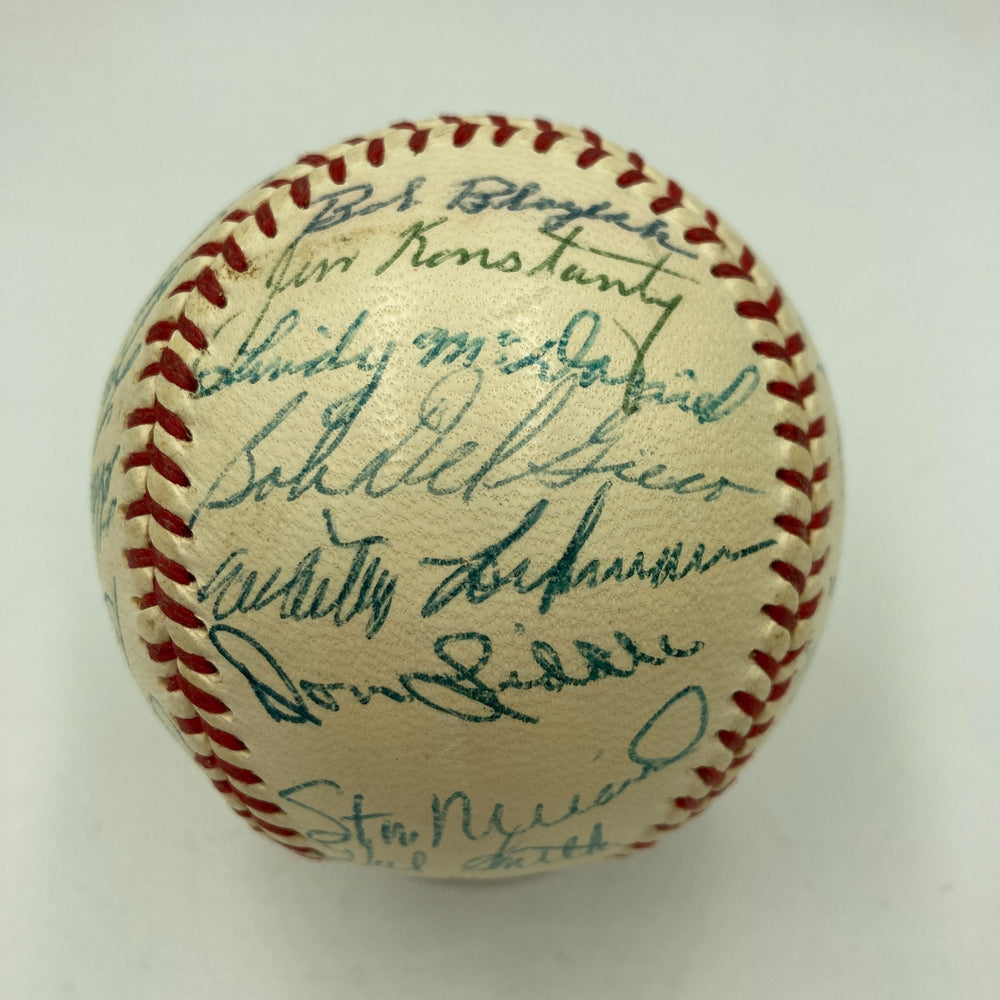 1956 St. Louis Cardinals Team Signed National League Baseball JSA COA