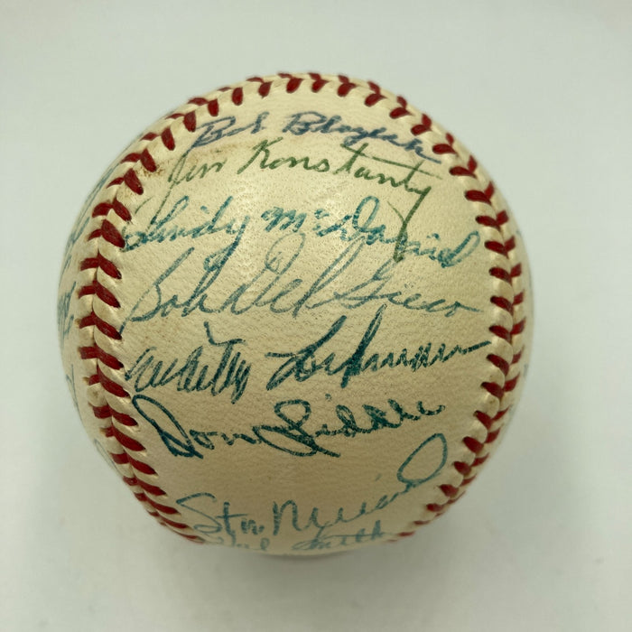 1956 St. Louis Cardinals Team Signed National League Baseball JSA COA
