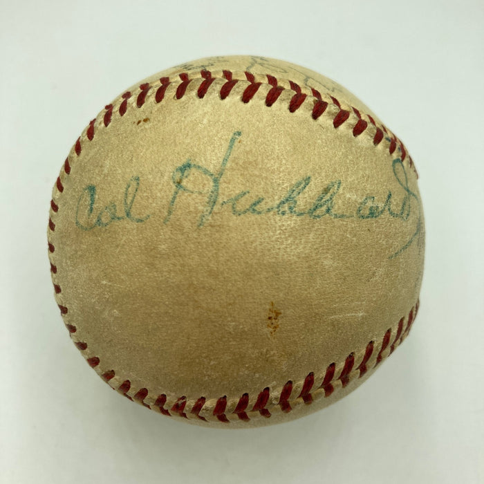 Cy Young & Fred Clarke 1903 First World Series Multi Signed Baseball JSA COA