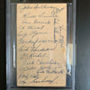 1948 Washington Senators Team Signed Government Postcard Beckett COA