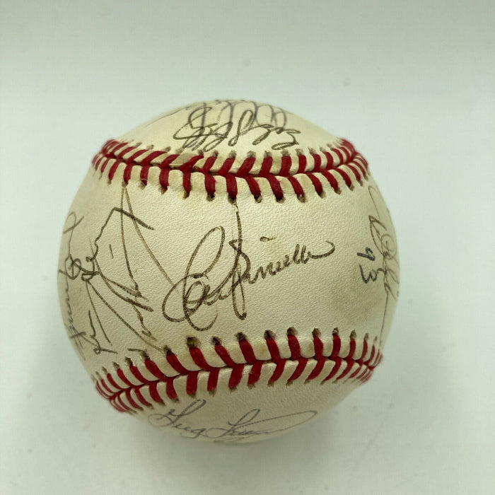 1993 Seattle Mariners Team Signed Baseball With Ken Griffey Jr. JSA COA