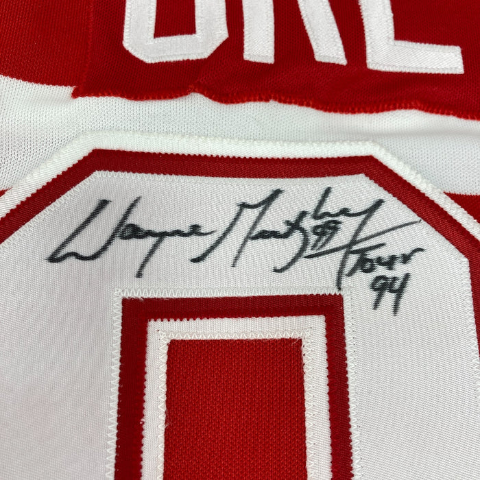 Wayne Gretzky Signed 1994 Authentic "Ninety-Nine" Tour Jersey Beckett COA