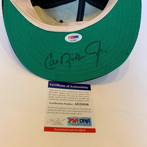 1980's Cal Ripken Jr Signed Authentic Baltimore Orioles Game Model Hat PSA DNA