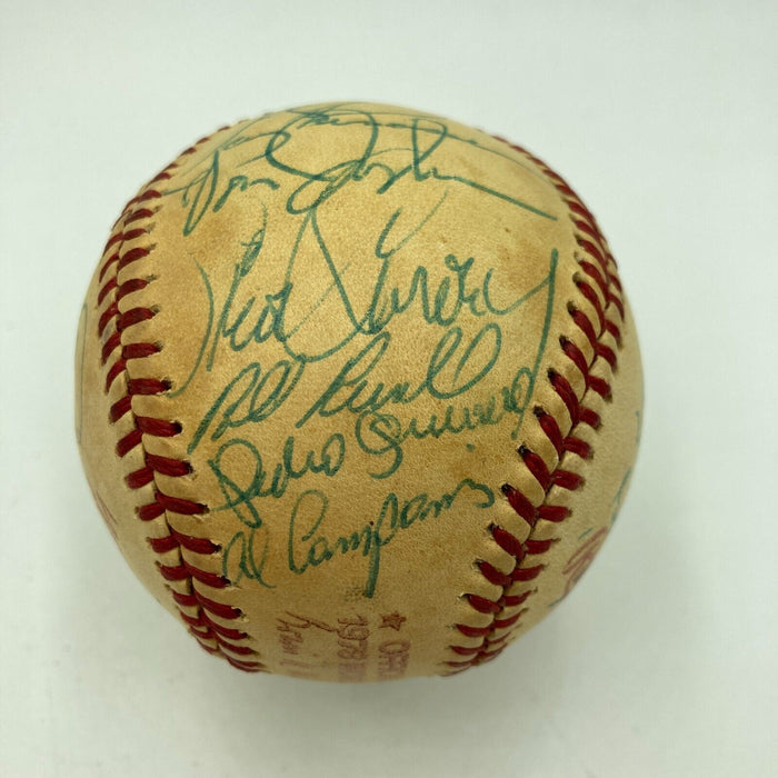 1978 Los Angeles Dodgers NL Champs Team Signed World Series Baseball JSA COA