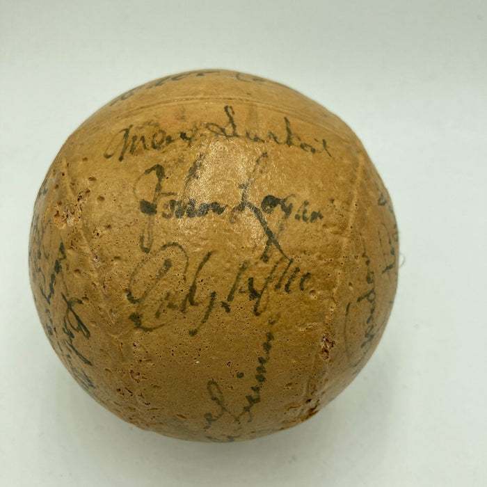 1953 Milwaukee Braves Team Signed Baseball JSA COA