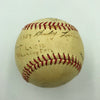 Legendary Hitting Coach Charley Lau 1954 Fort Lewis Military Signed Baseball