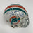 1972 Miami Dolphins Multi Signed Riddell Mini Football Helmet JSA COA