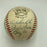 Jackie Robinson 1954 Brooklyn Dodgers Team Signed Baseball PSA DNA