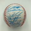 Vintage 1986 New York Mets World Series Champs Team Signed Baseball JSA COA
