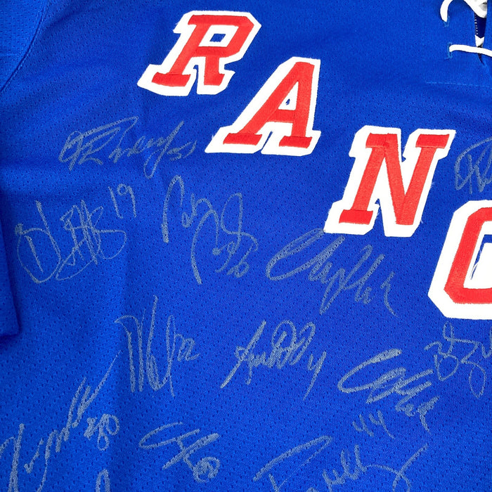 2006-2007 New York Rangers Team Signed Authentic Jersey JSA COA