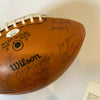1971 Texas Longhorns SWC Champions Team Signed Football 50+ Sigs JSA COA