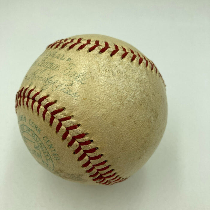 Beautiful Ty Cobb Single Signed Official American League Baseball PSA DNA COA