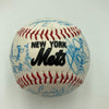 1985 - 1986 New York Mets Team Signed Baseball 28 Sigs With Gary Carter
