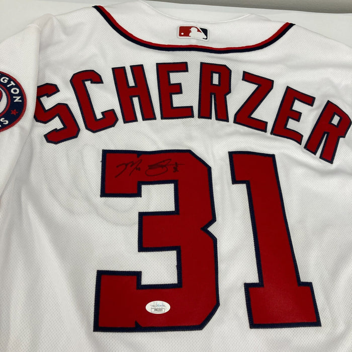 Max Scherzer Signed Authentic Majestic Washington Nationals Jersey JSA COA
