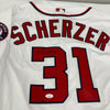 Max Scherzer Signed Authentic Majestic Washington Nationals Jersey JSA COA
