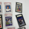 Lot Of (15) 1990 & 1991 Ivan Rodriguez Rookie PSA Graded Baseball Cards Topps...