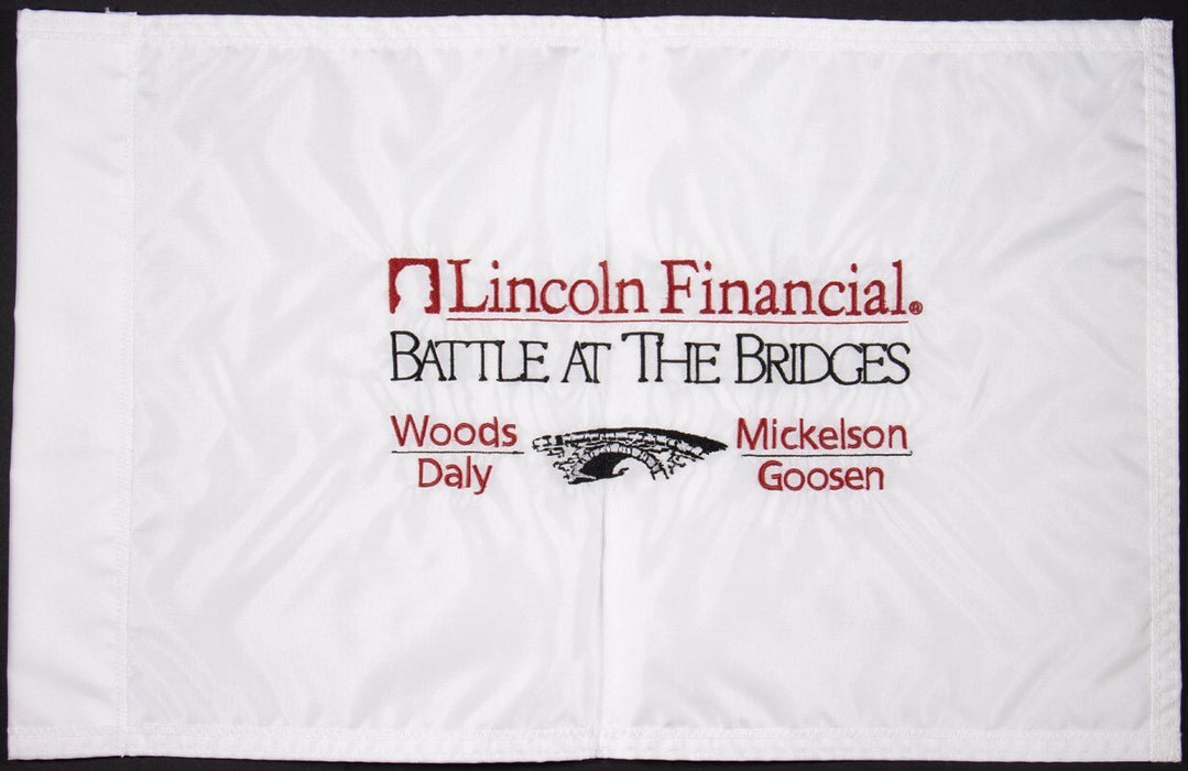 Tiger Woods Signed Autographed PGA Golf Flag PSA DNA COA