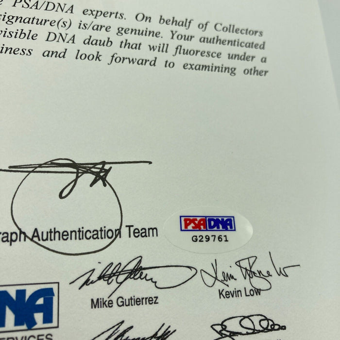 Mickey Mantle Willie Mays Hank Aaron 500 Home Run Signed Baseball PSA DNA