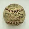 1923 Pittsburgh Pirates Team Signed Baseball Max Carey Rabbit Manville PSA DNA
