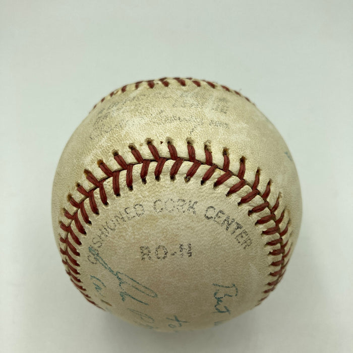 1977 World Series Signed Game Used Baseball New York Yankees VS Dodgers