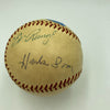 Historic 1956 World Series Don Larsen Perfect Game Signed Game Used Baseball JSA