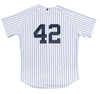 New York Yankees Dynasty Signed Jersey Derek Jeter Mariano Rivera Steiner #7/10