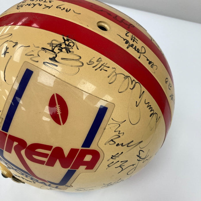 ary football helmet 1993 Tampa Bay Storm Arena Football World Champions Team Signed Helmet — Showpieces Sports