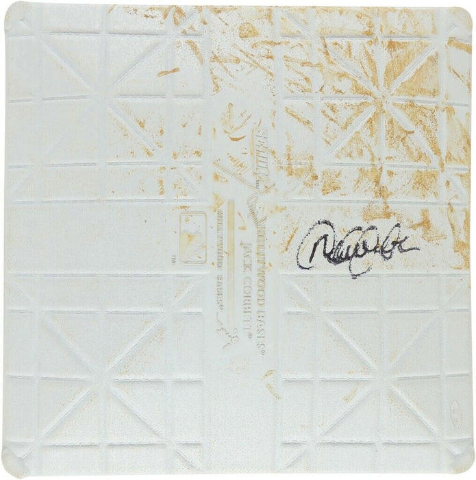 Derek Jeter Signed 2012 Yankee Stadium Final Season Game Used Base Steiner & MLB