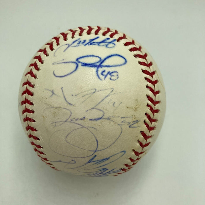 2010 San Francisco Giants World Series Champs Team Signed Baseball JSA COA