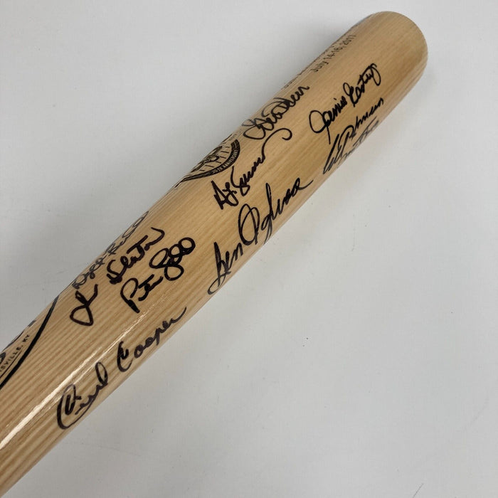 1982 Milwaukee Brewers AL Champs Team Signed Baseball Bat MLB Authenticated