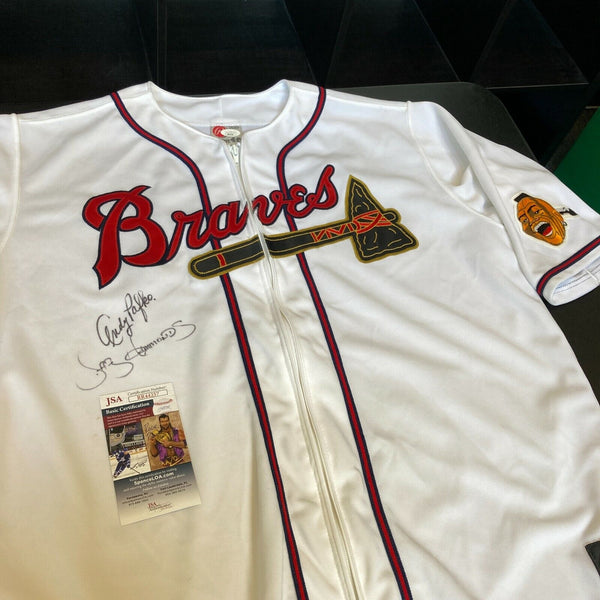 Andy Pafko Signed Authentic Rawlings Milwaukee Braves Jersey With JSA COA