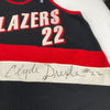 1992-93 Clyde Drexler Signed Game Used Portland Trail Blazers Jersey JSA COA